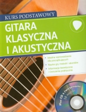 Gitara klasyczna i akustyczna z płytą CD Kurs podstawowy - Walter Frank