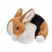 Króliczek brązowo - czarny 18cm
