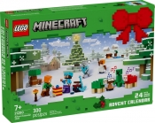 Lego, Minecraft - Kalendarz adwentowy na 2025 rok, 300 el. (21280)