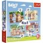 Puzzle 4w1 Bluey i świat (34637)