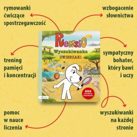 Reksio wyszukiwanka. Zwierzaki - Maria Szarf