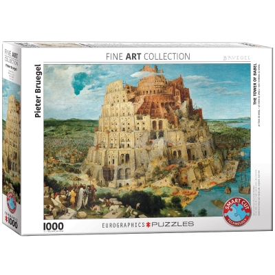 <img src='https://webimage.pl/pics/374/8/d628136608374.jpg' style='height:440px' /> Puzzle 1000 The Tower of Babel by Bruegel 6000-0837