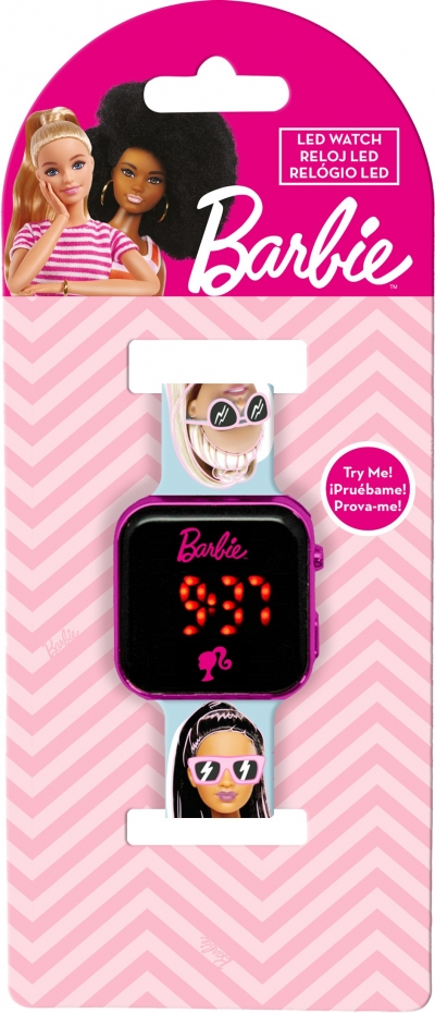 <img src='https://webimage.pl/pics/375/3/d8435507883375.jpg' style='height:440px' /> Zegarek LED z kalendarzem Barbie BB00033