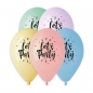 Balon gumowy Godan Premium Hel Lets Party 33 cm / 5 szt. (GS120/889)