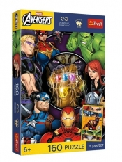 Puzzle 160 Avengers + plakat TREFL