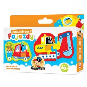 CzuCzu Puzzle do pary Pojazdy (5730989) (Uszkodzone opakowanie)