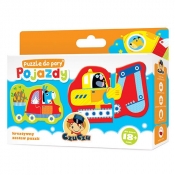 CzuCzu Puzzle do pary Pojazdy (5730989) (Uszkodzone opakowanie)