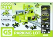 Parking i metalowe akcesoria farma