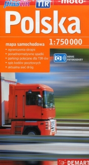 Polska mapa samochodowa 1:750 000