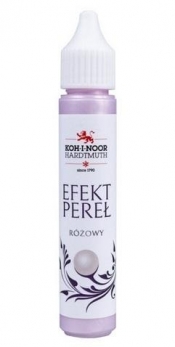 Pisak z efektem perłowym różowy 30ml