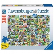 Ravensburger, Puzzle 300: 99 zachwycających ptaków (16937)