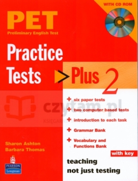 PET Practice Tests Plus 2 sb+key+CD - Barbara Thomas
