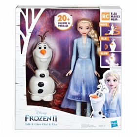 Lalka Frozen 2 Interaktywna Elsa i mówiący Olaf (E5508)