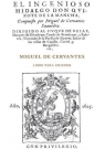 Miguel de Cervantes. Libro para escribir