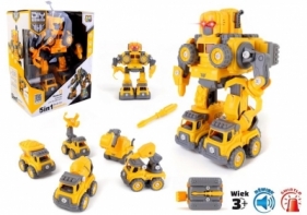 Robot 5w1 skręcany żółty