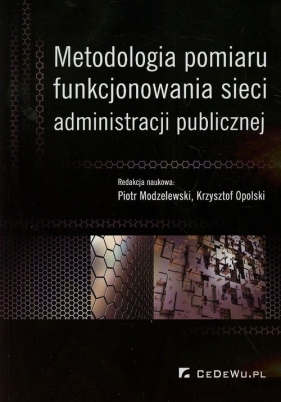 Metodologia pomiaru funkcjonowania sieci administracji publicznej