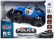 Auto zdalnie sterowane policja