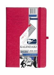 Kalendarz Pedagoga 2026/2027 A5 tygodniowy Salsa - karmazynowy