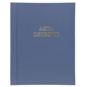 Teczka do akt osobowych Warta ABCD niezadrukowana A4 - granatowy 170 g 222 mm x 314 mm (1824-339-054)