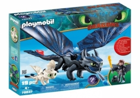Playmobil Dragons: Szczerbatek i Czkawka z małym smokiem (70037)