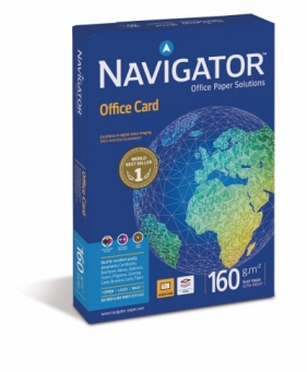 Papier ksero Navigator Office Card A4 - biały 250 k. 160 g 21 x 29,7 cm (8248)