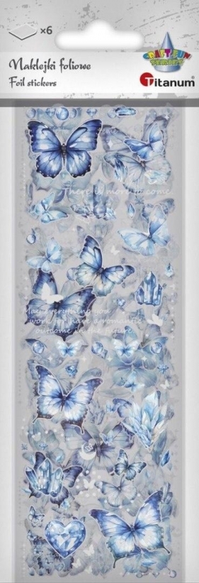 Naklejki foliowe 6 plansz motyle