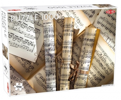 Puzzle 1000: Scrolls of sheet music (Uszkodzone opakowanie)