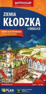 Mapa - Ziemia Kłodzka i okolice 1:450 000 - Opracowanie zbiorowe