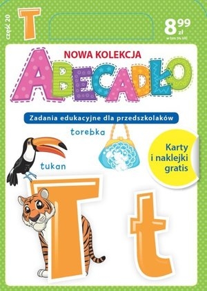 ABECADŁO Zadania edukacyjne dla przedszkolaków - literka T. Część 20