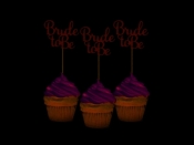 Dekoracja na tort Godan GoGirls Bride to be 6 sztuk (RV-PBRZ)