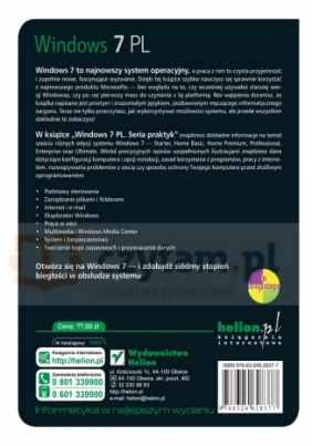 Windows 7 PL. Seria praktykWindows 7 in Easy Steps: Without the Waffle - Harshad Kotecha