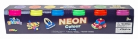 Masa plastyczna 6 kolorów neonowa