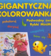 Gigantyczna kolorowanka Podwodny świat Rybki MiniMini