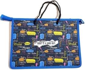 Teczka-torba A4+ zapinana na zamek z rączką Dzień