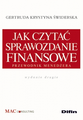 Jak czytać sprawozdanie finansowe - Świderska Gertruda Krystyna