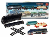 Kolejka na baterie tor ósemka światło dźwięk