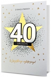 Karnet Urodziny 40