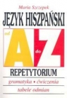 Język hiszpański A-Z Repetytorium gramatyka, ćwiczenia, tabele odmian Szczepek Maria