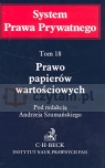 Prawo papierów wartościowych t. 18  Szumański Andrzej