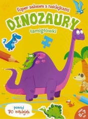 Super zabawa z naklejkami Dinozaury