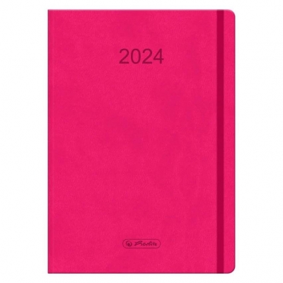 Kalendarz 2024 A5 Flex róż HERLITZ