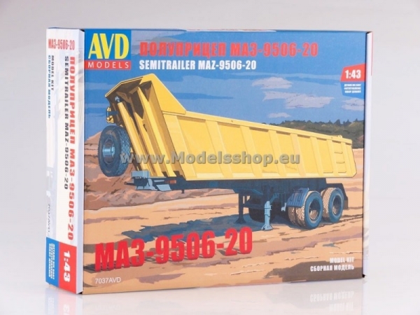 MAZ-9506-20 Dumper Semitrailer model kit (7037AVD)