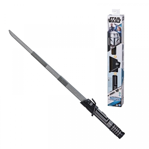 <img src='https://webimage.pl/pics/379/0/d5010993848379.jpg' style='height:440px' /> Star Wars - Miecz świetlny Lightsaber Forge Darksaber Elektroniczny F1169 (F1135/F1169)