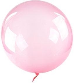 Balon Bubble różowy