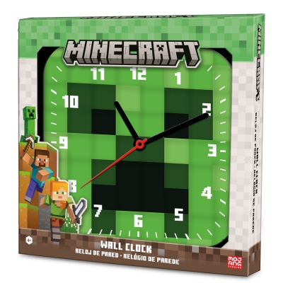 Zegar ścienny kwadratowy Minecraft MIN3058