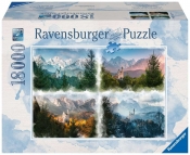 Ravensburger, Puzzle 18 000: Zamek Neuschwanstein (16137)