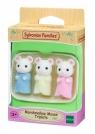 Trojaczki piankowych myszek Families Sylvanian