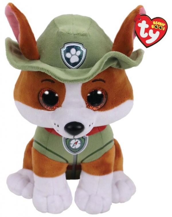 Maskotka Beanie Babies: Psi Patrol - Tracker 24 cm (963370