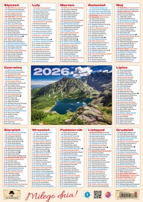 Kalendarz biurkowy - Listkowy B4, 1 szt.