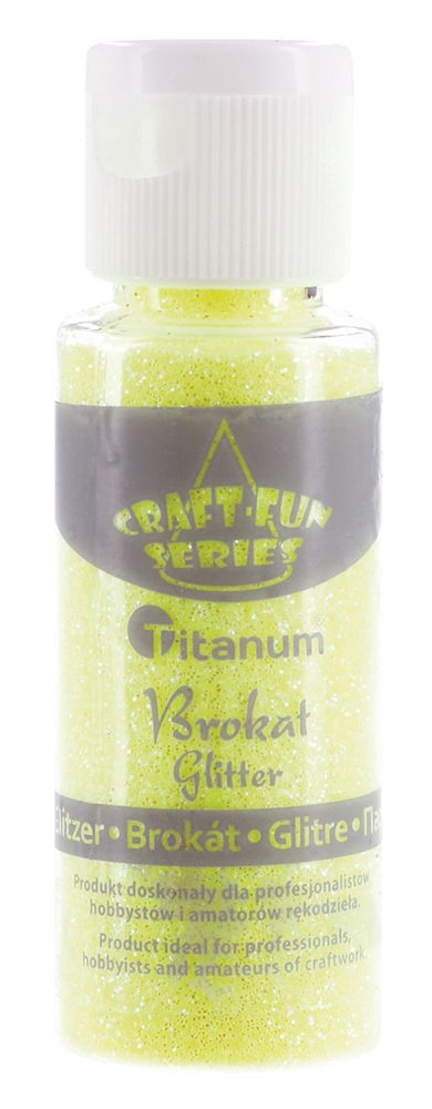 Brokat Titanum Craft-fun neon żółty